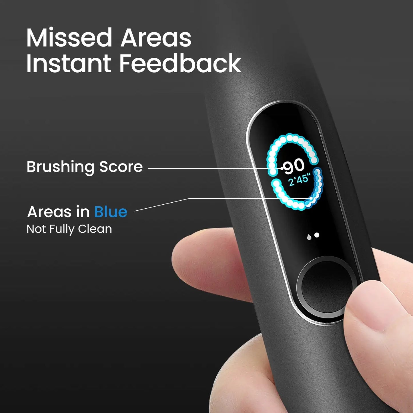 Oclean X Pro Elite Premium Set -Missed Areas Feedback